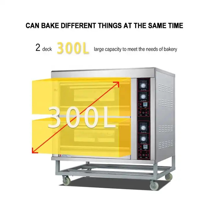 High Combustion Efficiency Liquid Propane Gas Baking Bakery LPG Oven