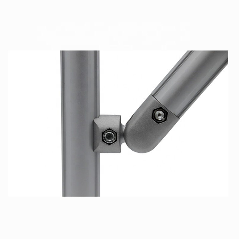 Anodizing Silvery Aluminum Tubing Joints Thick 1.7mm Die Casting Shaped