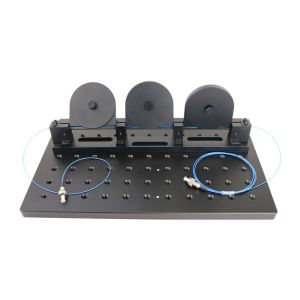 56mm Three-Ring Fiber Polarization Controllers for Versatile Polarization