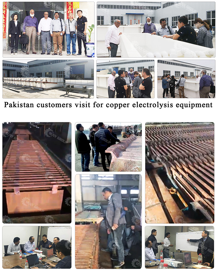 Product Copper Electrolysis Plant for Producing Copper Cathodes from Copper Metal Powde
