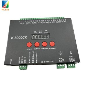 K8000CK Digital DMX LED Controller With SD Card LedEdie Software Programming