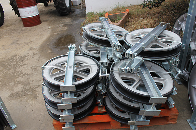 TYSHD 20kN Single Conductor Pulley Aluminum Wheel 400mm2 Conductor Size