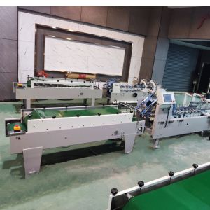 Mechanical Driven Type Paper Material Folder Gluer for Suitable Box at