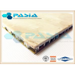 Polished Composite Stone Cladding Panels , Stone Veneer Sheets 1220*2440