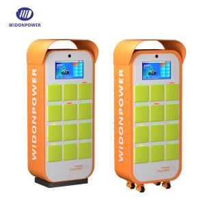 Customizable Battery Swapping Station with QR Code Access and Customized Output