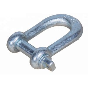 Anchor Chain U Type Shackle , Screw Pin Anchor Shackle For Connect Wire Rope