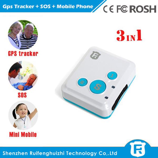 Very small size location tracking children senior gps mobile phone/emergency