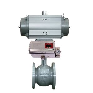 KOSO Control Valve 220C Globe Valves With 6400RB 6500RA 7300RB Pneumatic Type Actuator With YT-3300 Valve Positioner