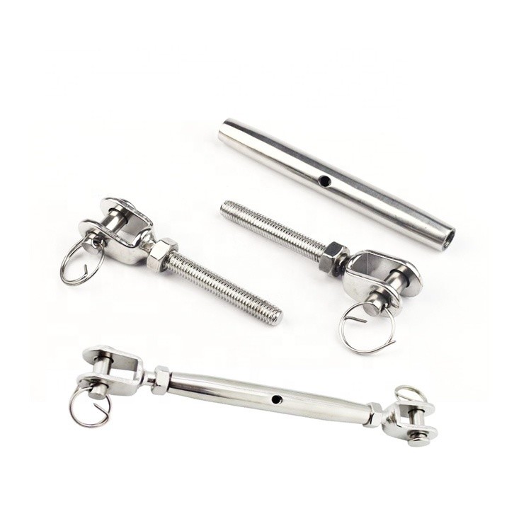 Stainless Steel SS304 SS316 Jaw Swage European Type Turnbuckle for Heavy Duty Marine