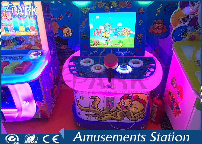 Music Video Hammer Prize Amusement Game Machines For Indoor / Outdoor