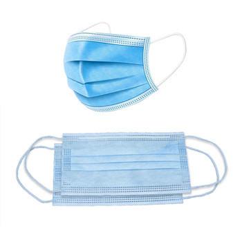Personal Protection Disposable Non Woven Face Mask 3 Layer High Filtration