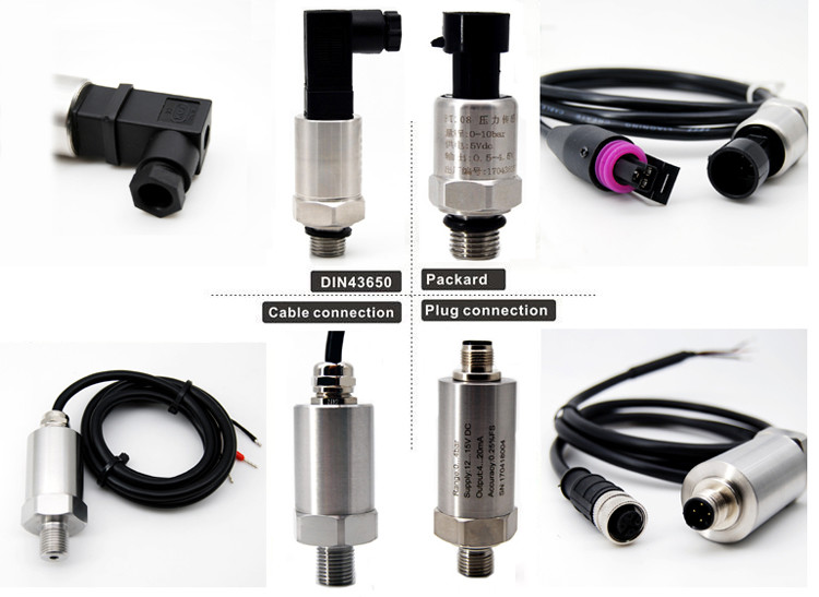 200%FS High Temp Pressure Transducer , Automobile Engine High Temperature Probe