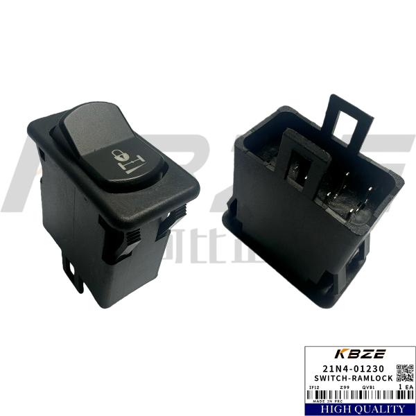 Quality KBZE 21N4-01230 21N401230 HYUNDAI SWITCH-RAMLOCK FOR R55W7 R55W-9 R140W7 R170W7 R200W-7 WHEEL EXCAVATOR for sale