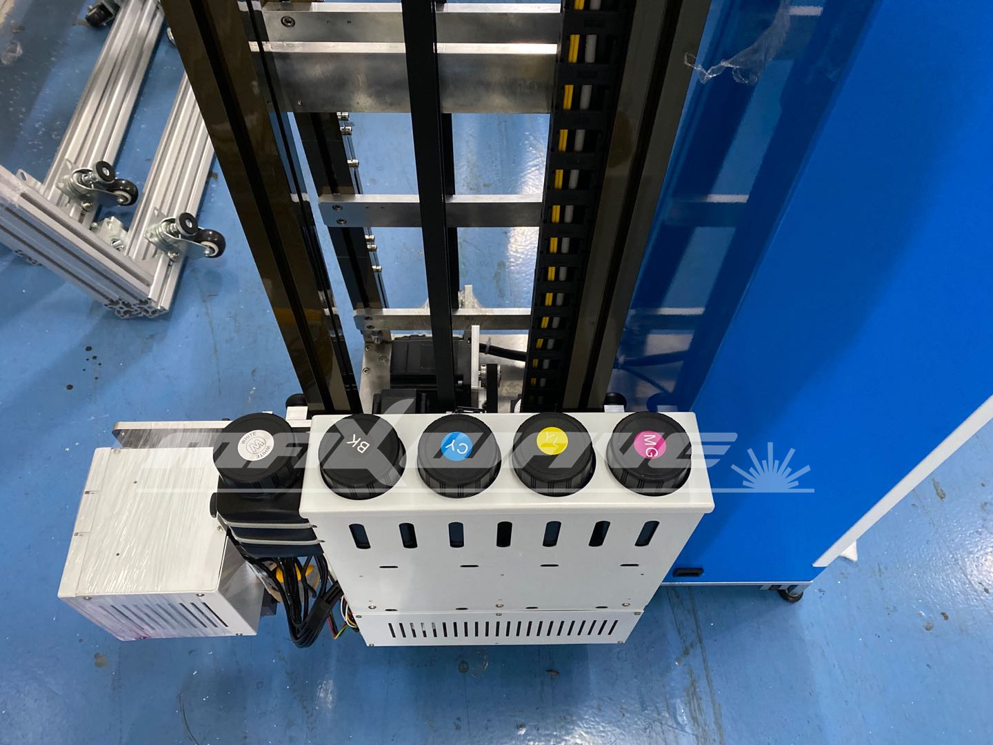 2200mm High 3D Wall Printing Machine With Double DX5 Heads