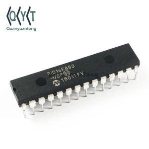 China PIC Microcontroller IC MCU PIC16F883 8-bit Microcontroller PIC16F883-I/SP Flash CMOS Micro Chip DIP 7KB 20MHz on sale