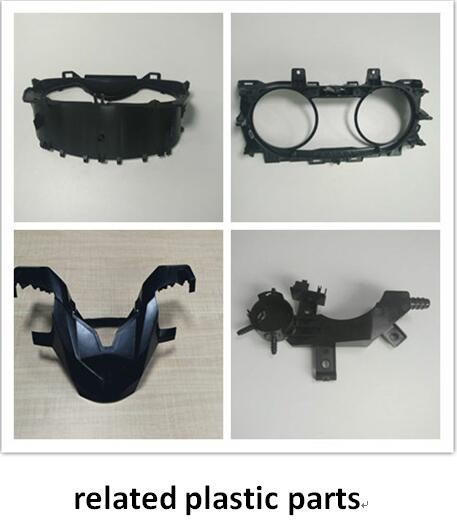 Custom Injection Molding Automotive Plastics Lamp Lens Shell Ejector Pin System