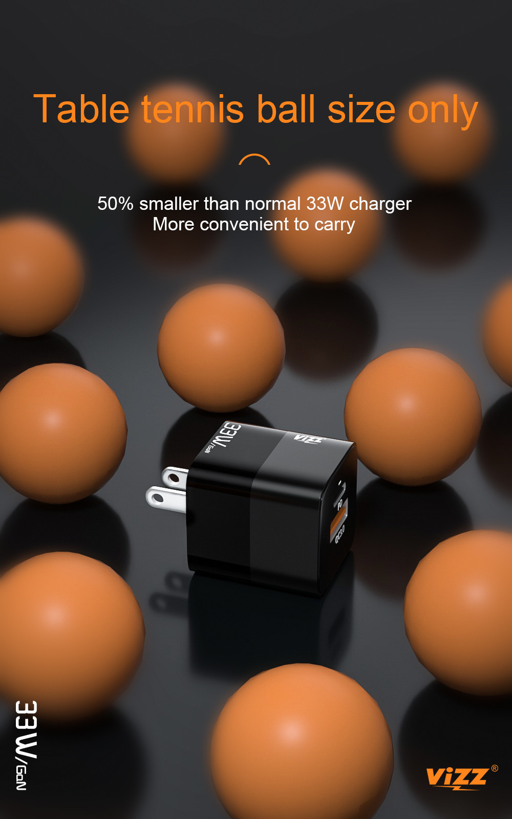 Universal 65W GaN PD Wall Charger Mini PD QC Fast Charging EU Plus Gallium Nitride Charger