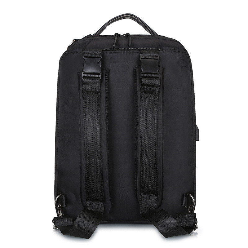 Custom wholesale travel mochilas crossbody USB laptop backpack unisex waterproof 15.6'' convertible backpack shoulder ba