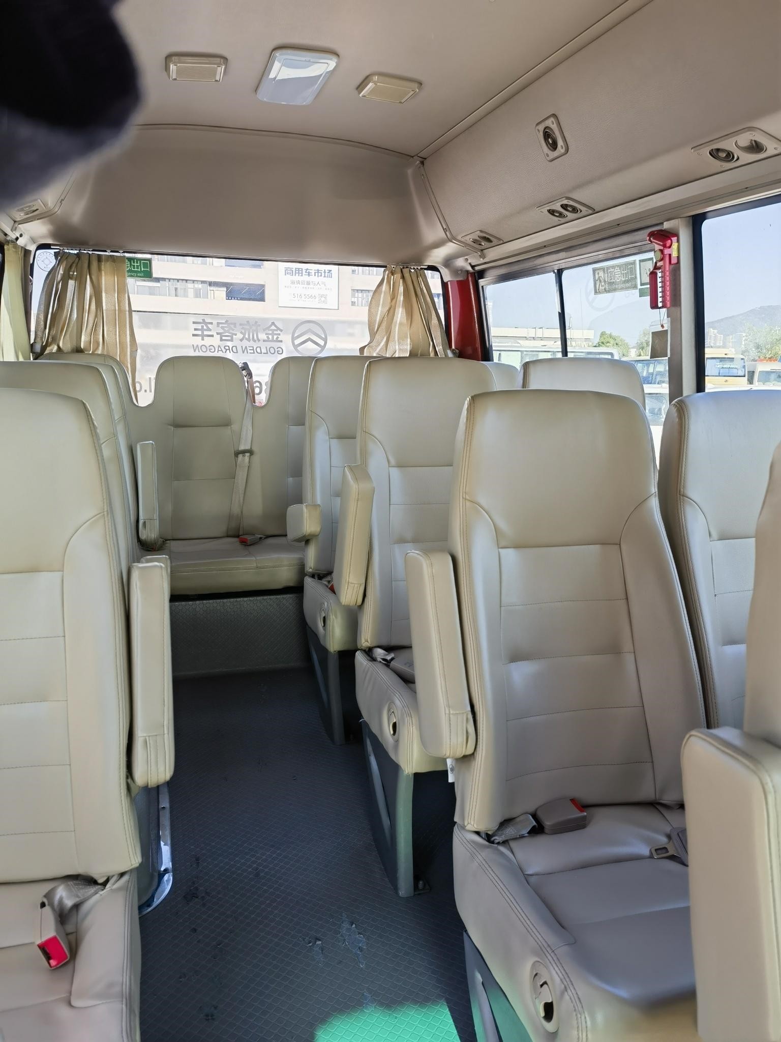 Used Small Bus Used Golden Dragon Bus XML6601J15 Front Engine 19 Seats 2020 Year