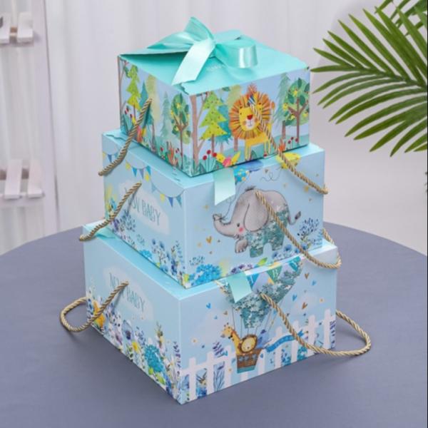 Baby Cloths Set Packaging Paper Gift Box thicken Cardboard Gift Packaging Boxes