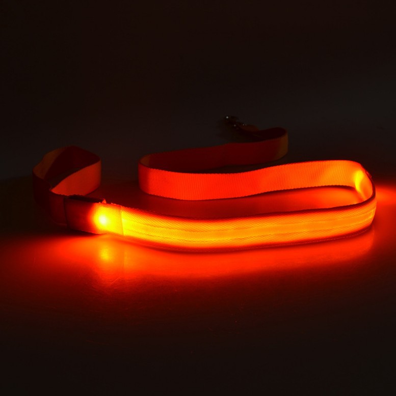 120cm Led Dog Leash Rechargeable USB Illuminated Dog Leash Personalized