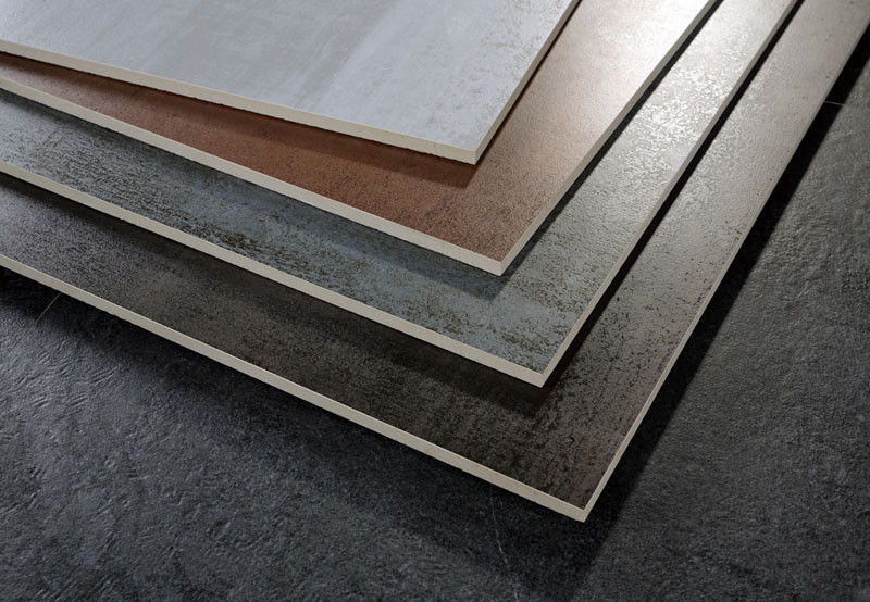 Non Slip Floor Tile 600 X 600 Mm Size / Cement Look Rust Tile Simple Modern Style Ceramic Kitchen Floor Tile