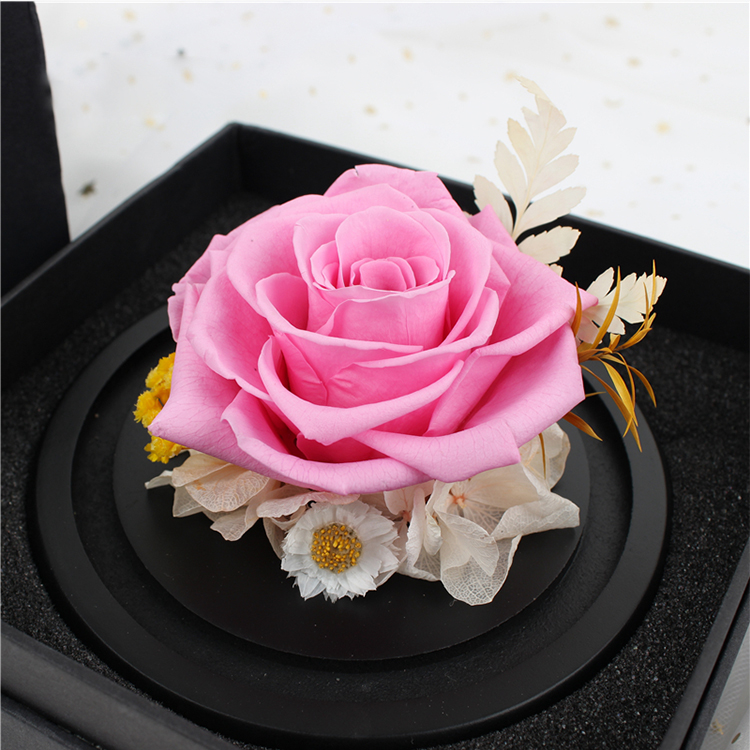 Wedding Home Decorative Preserved Rose Gift Box With Long Saving Time
