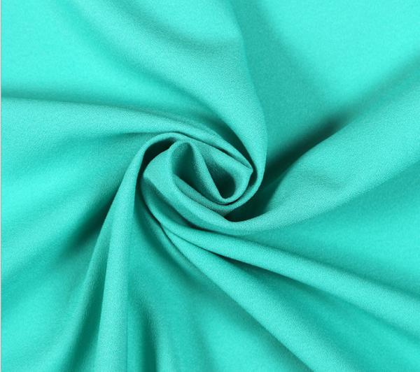 Polyester Spandex 75D Yarn Dyed Fabric / Dty Knit Fabric Customized Color 250