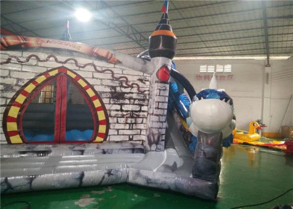 Dragon Big Jumping Castle , Toddler Bouncy Castle Airtight Leak Proof Strong