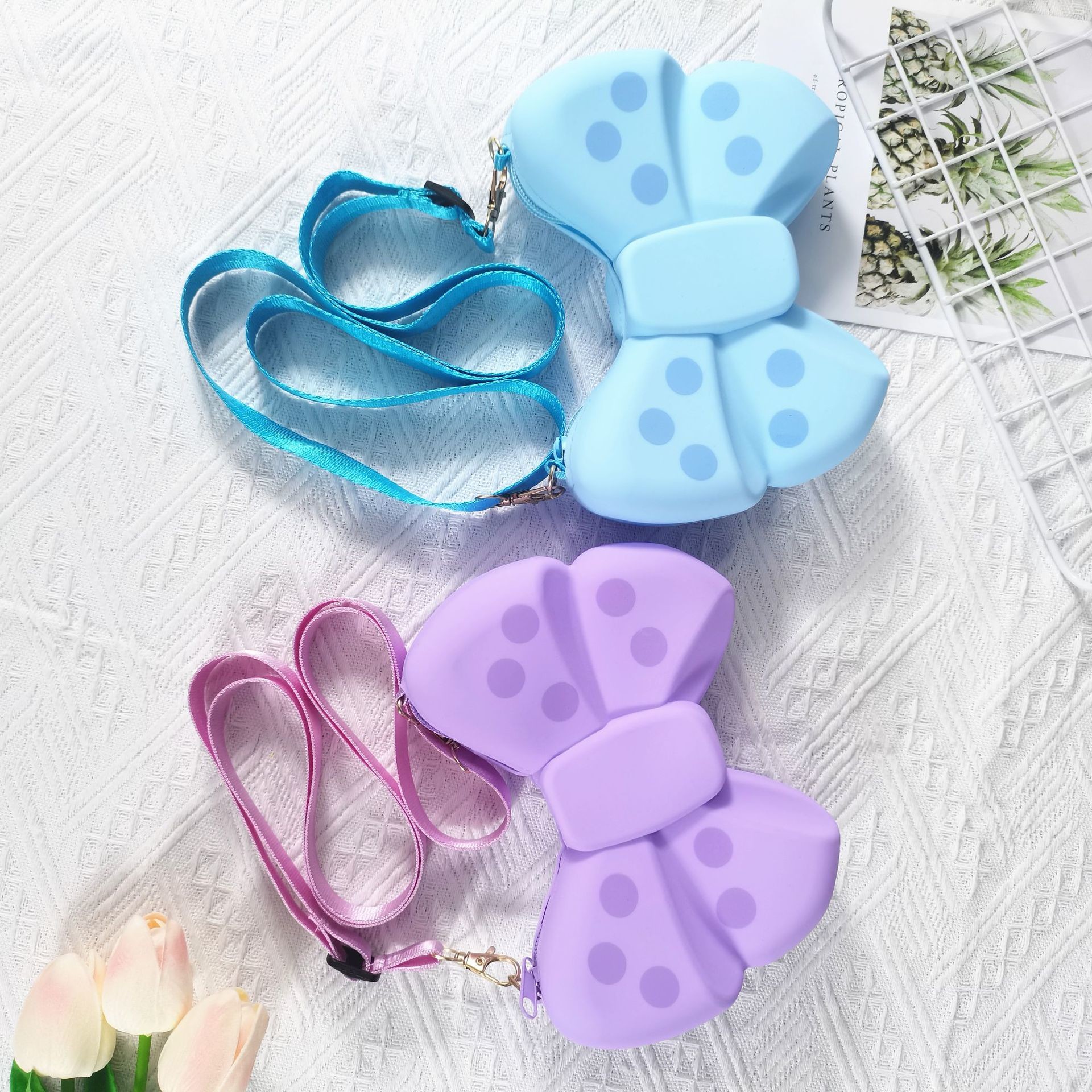 Silicone Pencil Case For Kid Large Capacity Pencil Pouch Aesthetic Pen Bag School Office Stationery Organizer Makeup Bag