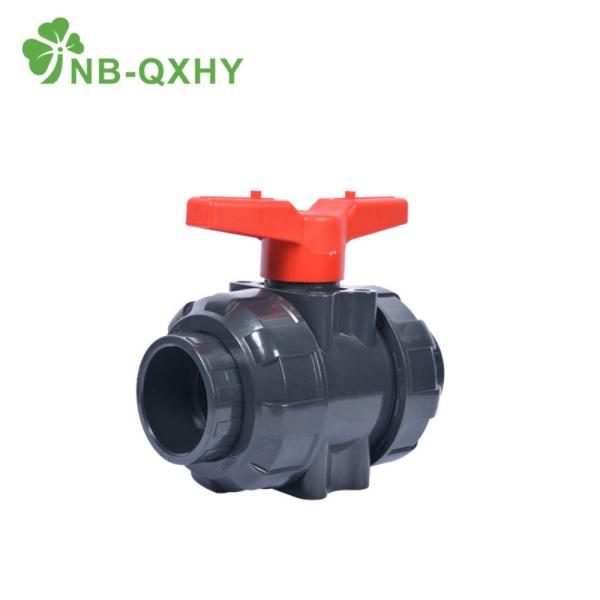 1/2 4" Inch UPVC PVC Plastic Chemical Industrial Union Ball Valve for Water