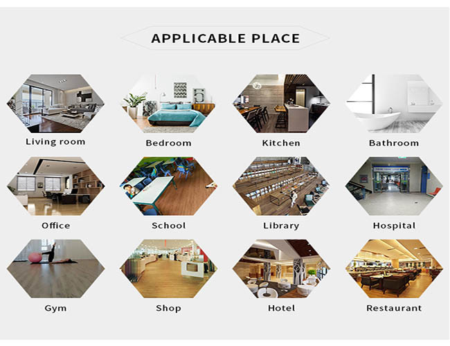 No Formaldehyde 4mm 100 Waterproof Spc Flooring Stone Plastic Composite Ce