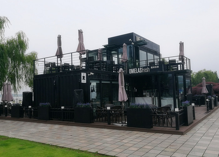Steel Material Commercial Modular Buildings Compositive Solid For Holiday / Storage