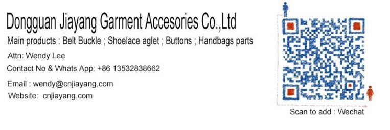 jiayang nickle color high quality aperture key ring parts