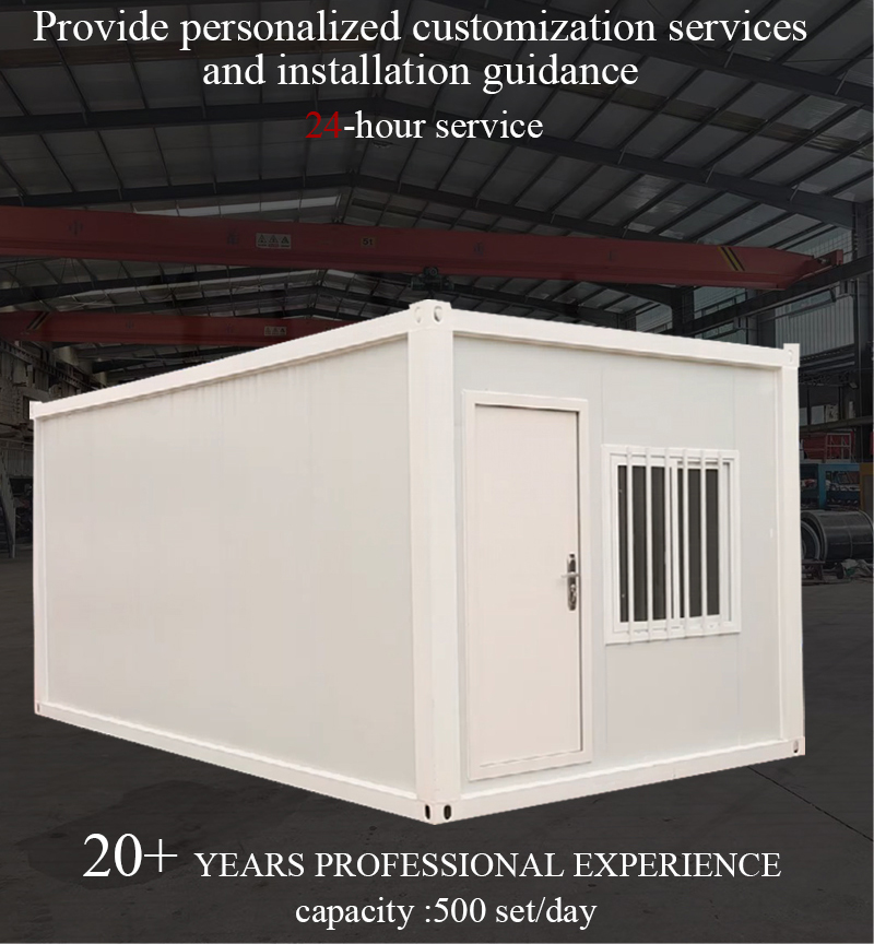 Steel Modern Design 20ft Flat Pack Container Office for Portable Mobile Tiny Home