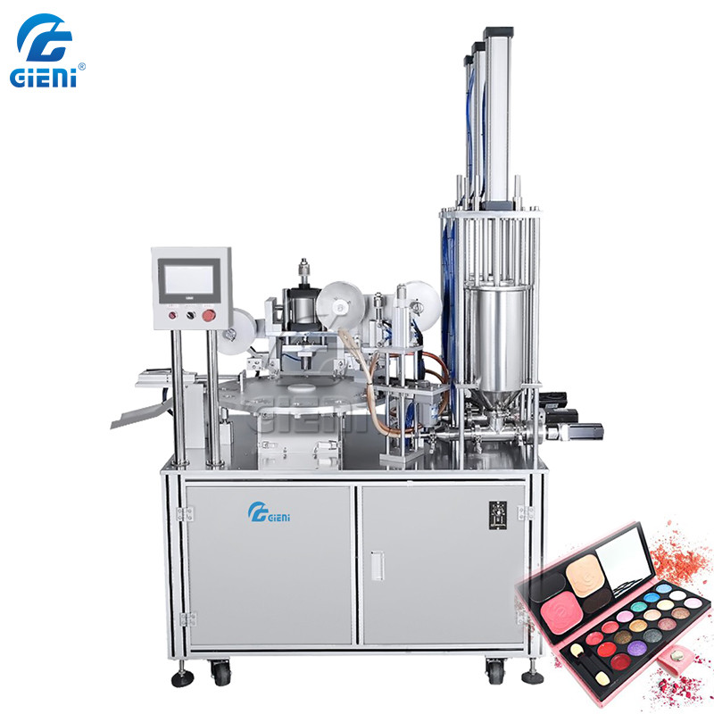 3D Multi Colors Makeup Powder Press Machine 0.6-0.8Mpa For Shimmer Blush Highlighter