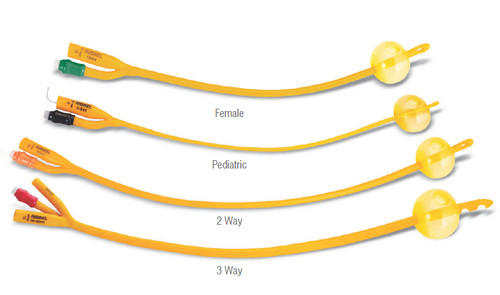 OEM Latex Foley Catheter Medical Grade Foley Balloon Catheter 3 Way / 2 Way