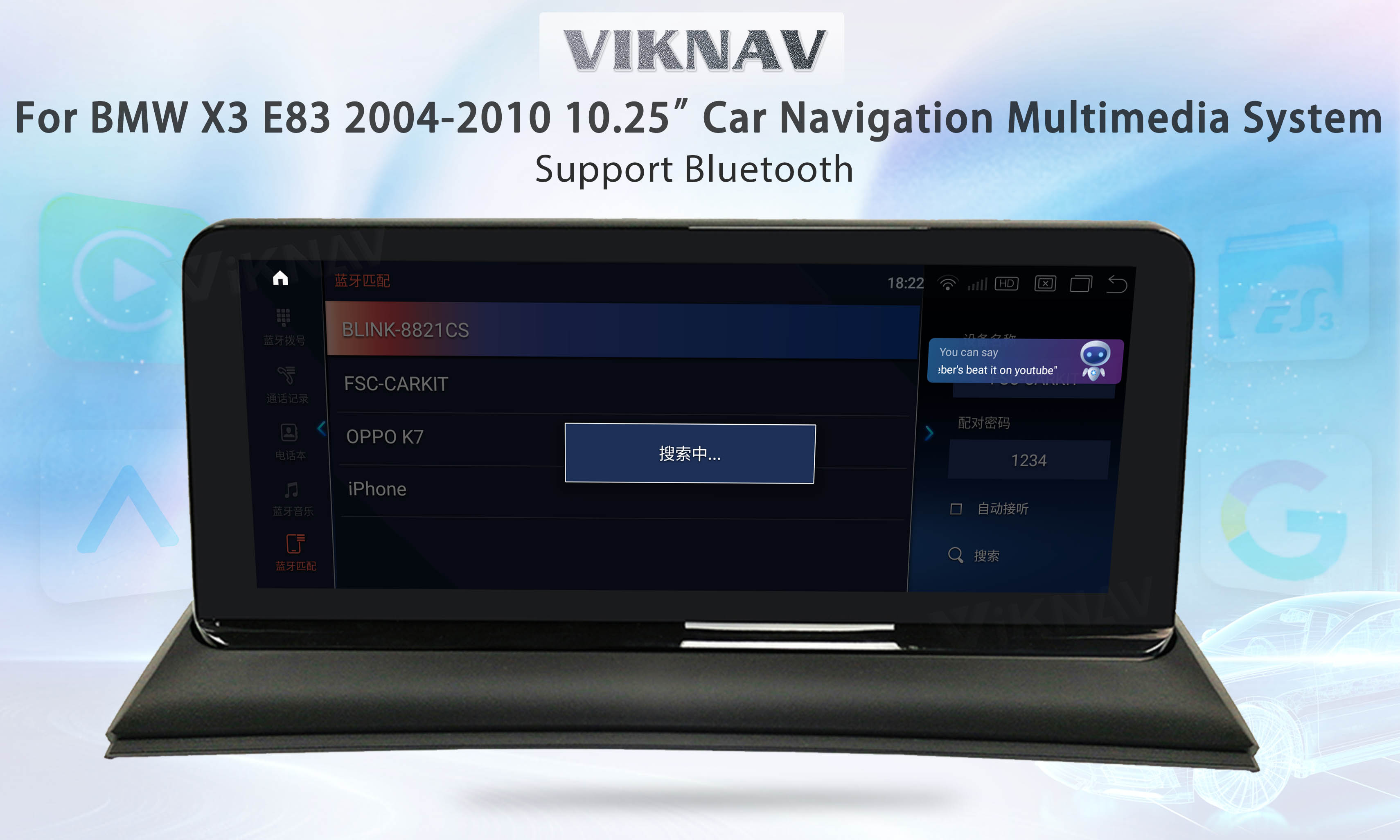 Original 10 Inch Android Car Stereo BMW X3 E83 Radio 2004-2010 Wireless GPS Navigation