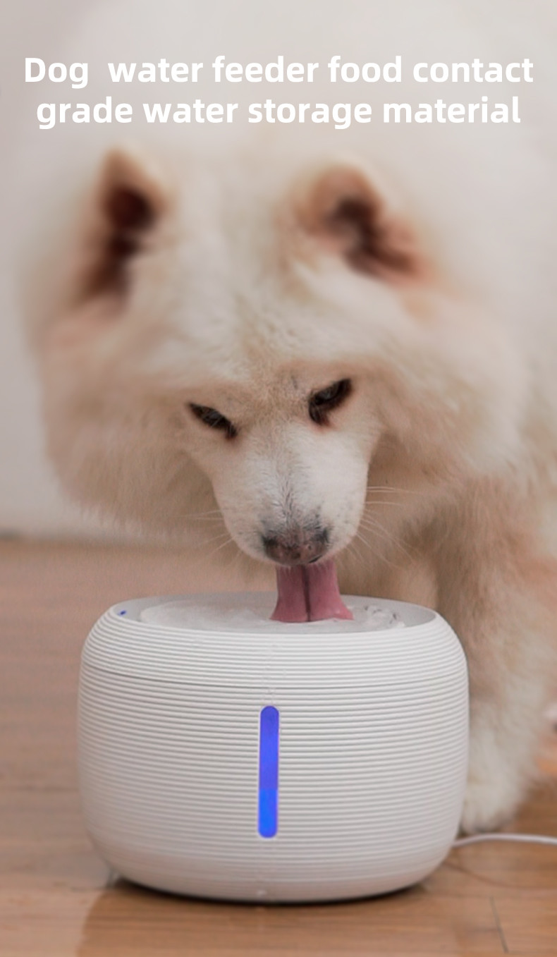 1.5W Smart Cat Drinking Fountain Plug And Play With Activated Carbon Ion Filter
