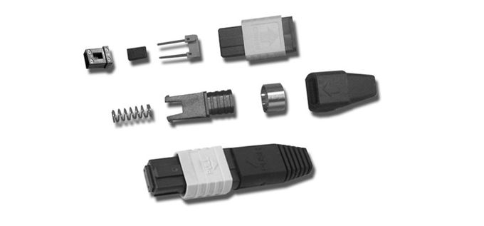 Fiber Optic MPO MTP Connector Singlemode 50/125um With PC Ferrule Endface