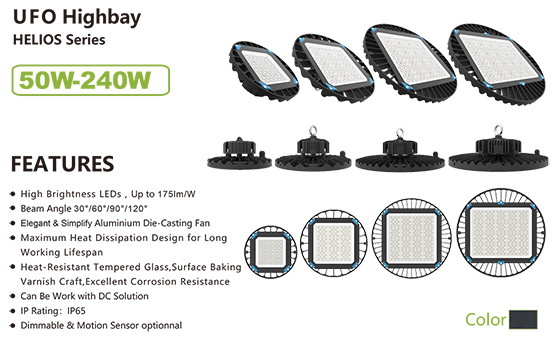 240W UFO LED High Bay Light Elegant Appearance Explosion Proof