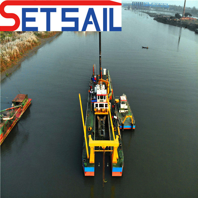 Dredging Depth 15m 18inch Cutter Suction Dredger for River Sand