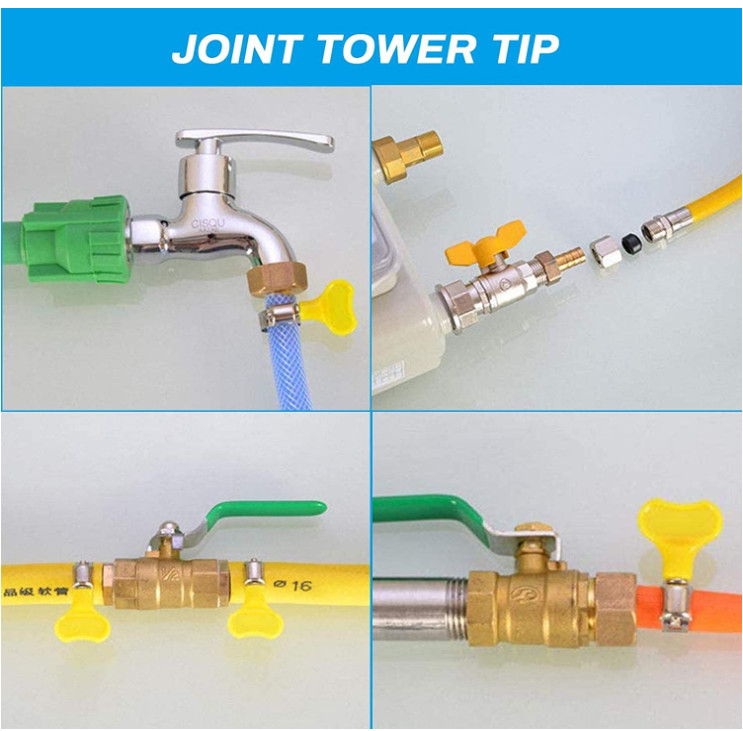 1/4inch / 6mm Hose Barb , Male BSP Thread Brass Barbed Coupling