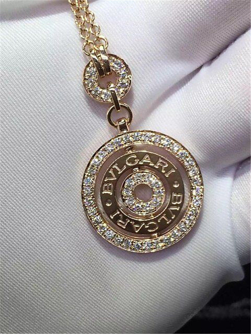 Real low price and high quality jewels B diamond necklace 18k gold diamond luxury low price jewel necklace