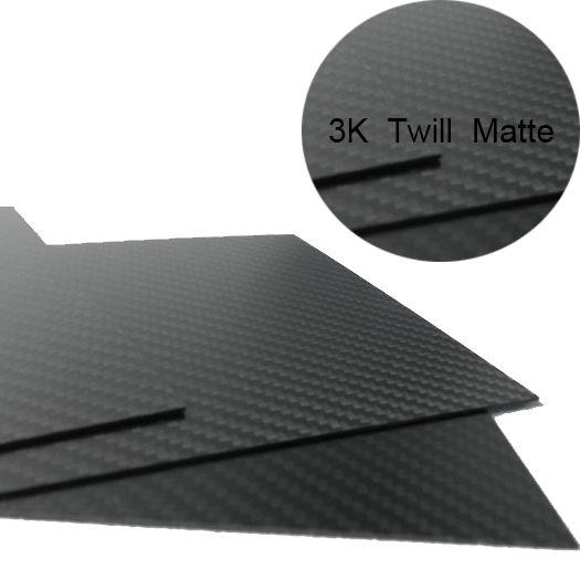 High strength light weight carbon fiber plate 1.0TM matte finish