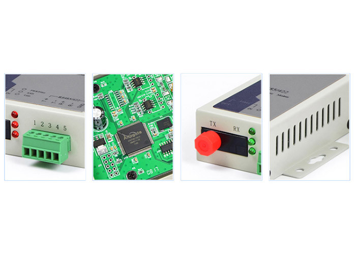 RS485 Single Mode 20km FC SC Fiber Optic Cable Media Converter