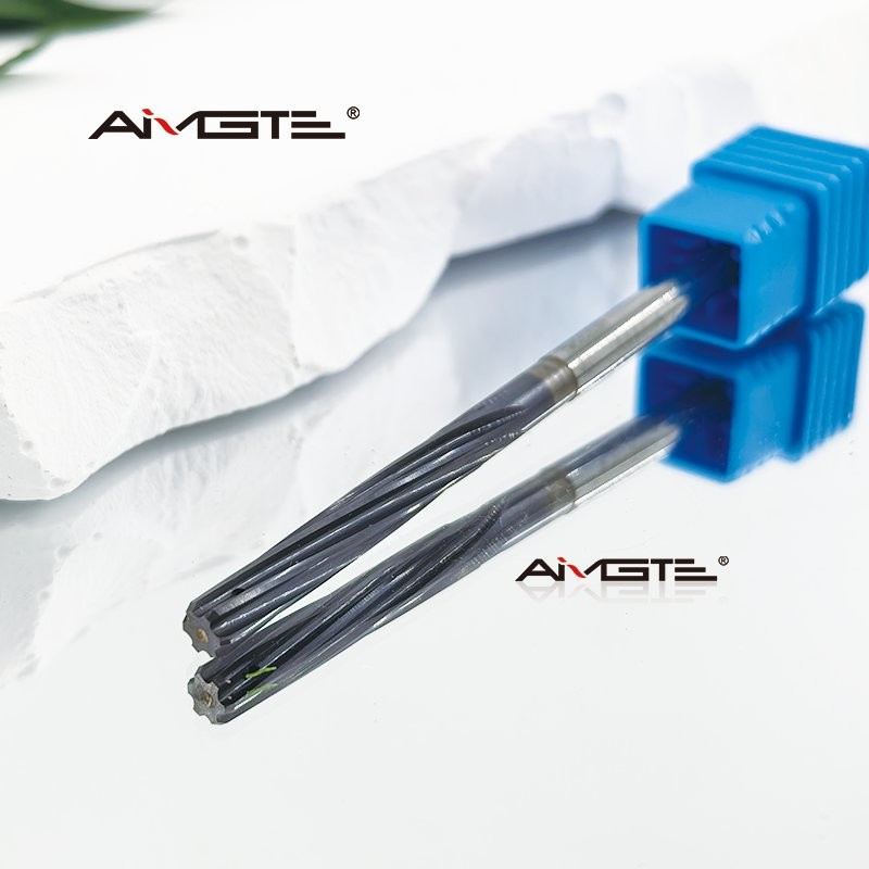 High Precision Spiral Flute Reamer H7 Carbide Reamer Bit 4mm For Steel