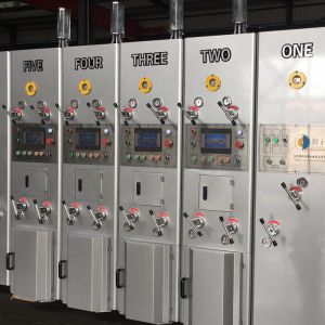 Fully Automatic 5 Color Flexo Slotter With Stacker Machine