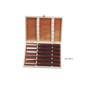 Wooden Handle Material Wood Lathe Tool Sets SGS Carving Chisel