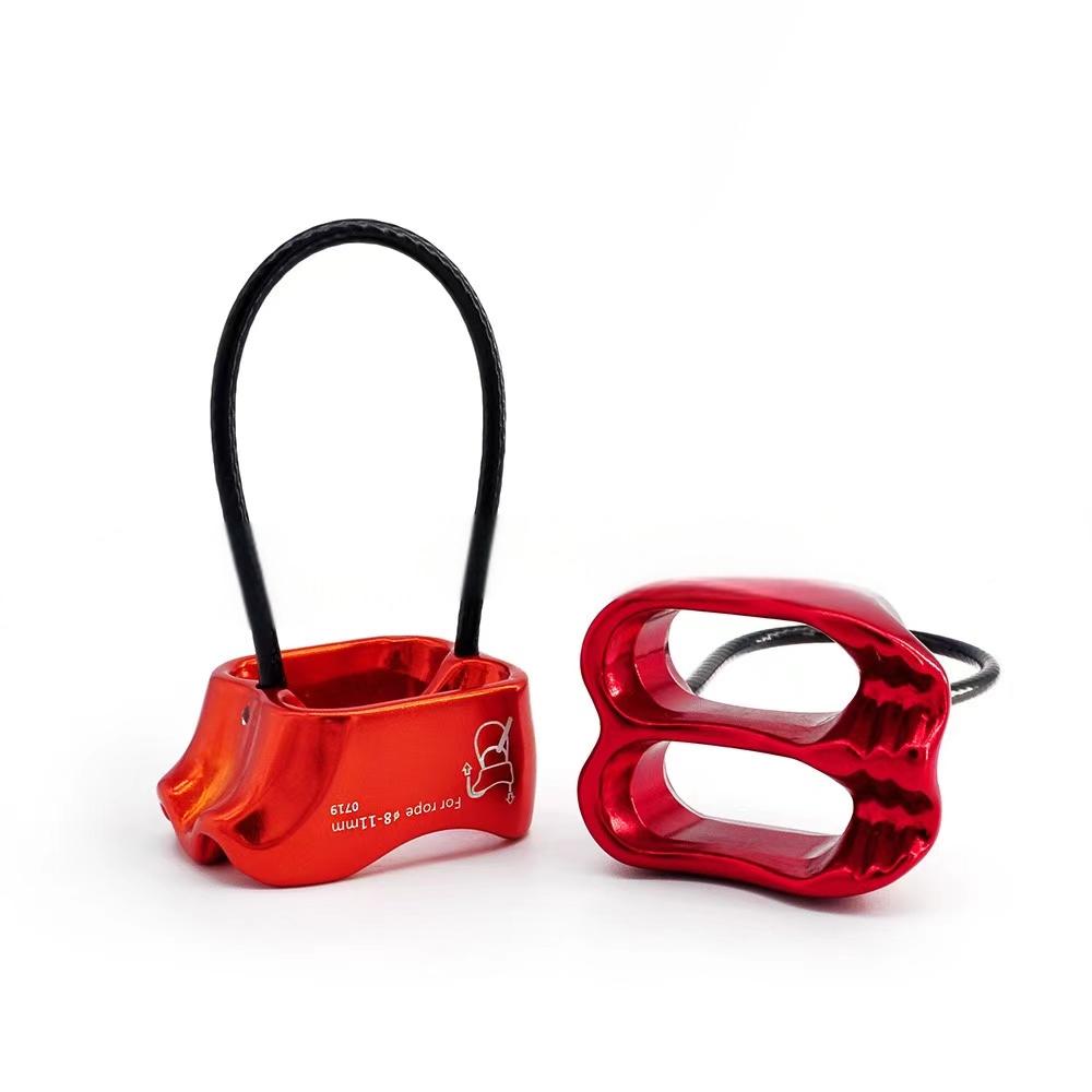 Galvanized High Rise Descender for Rapid Descent Climbing Gear and ATC Protection Device